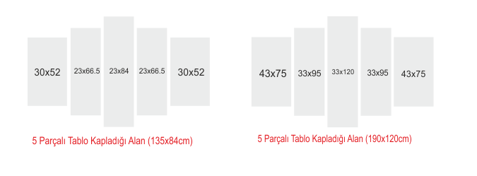 3 Parçalı Canvas Tablo, Dekoratif Tablolar, Canvas