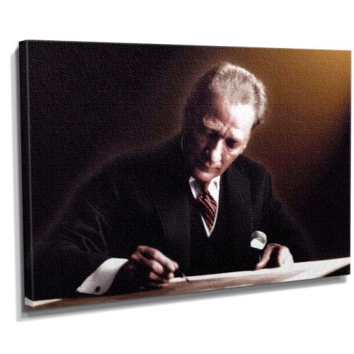 Dekoratif Atatürk canvas tablo