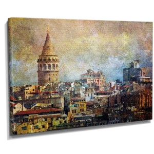 Dekorsevgisi - Dekoratif Galata Kulesi Tablosu