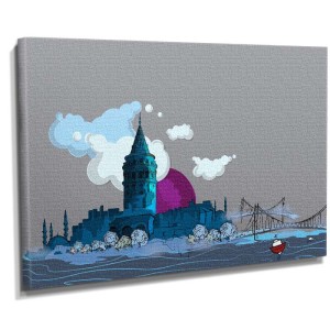 İstanbul kızkulesi tablo - 1