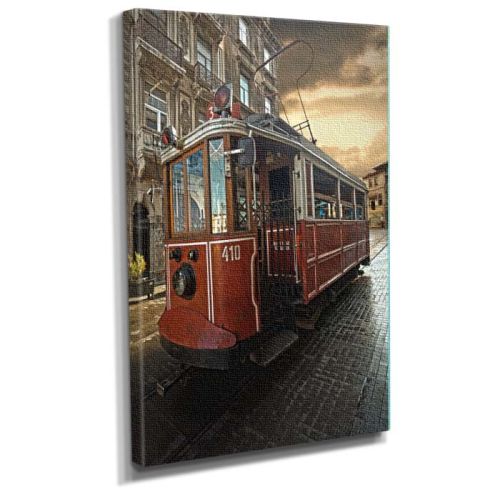 İstanbul tramvay canvas tablo