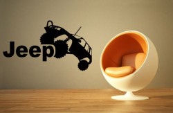 Jeep Araba Stickeri - Thumbnail