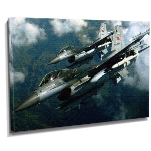Jet Uçak Canvas Tablo - 1