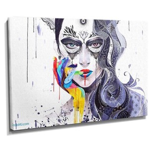 Kadın canvas tablo - 1