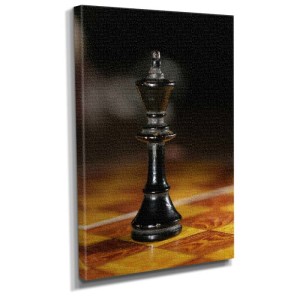 Satranç Şah Canvas Tablo