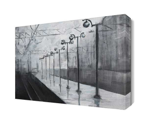 Sokak Lambaları Canvas Tablo - 1