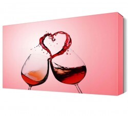 Kalpli Şarap Canvas Tablo (1)