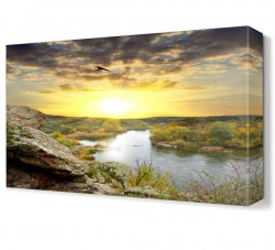 Güneşin Doğuşu Canvas Tablo