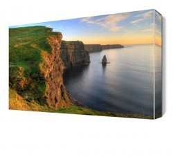 Dekorsevgisi - Dağ ve Deniz Manzarası Canvas Tablo (1)