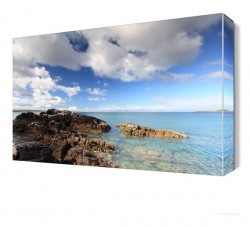 Deniz ve Kayalıklar Canvas Tablo (1)