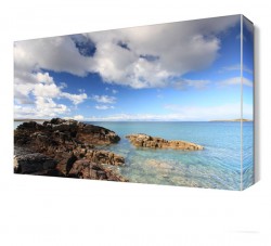 Deniz ve Kayalıklar Canvas Tablo