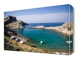 Deniz ve Kayalıklar2 Canvas Tablo