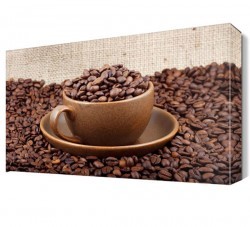 Bir Fincan Kahve Canvas Tablo (1)