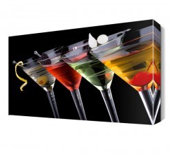 Renkli İçecekler Canvas Tablo (1)