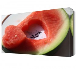 Kalpli Karpuz Dilimi Canvas Tablo (1)