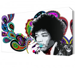 Jimi Hendrix Pop Art Canvas Tablo