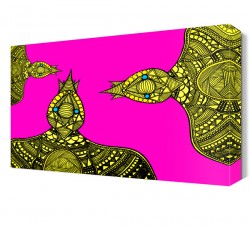 Pop Art Kuş Canvas Tablo
