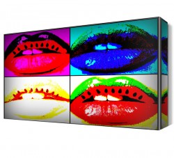 Pop Art Dudak Canvas Tablo