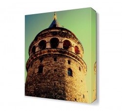 Tarihi Galata Kulesi Canvas Tablo