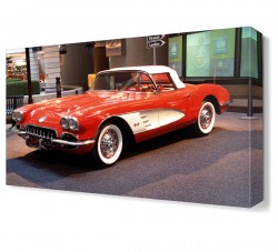 Chevrolet Corvette Canvas Tablo