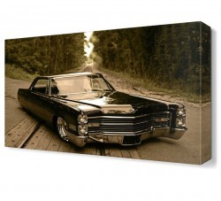 Antika Araba2 Canvas Tablo - Thumbnail