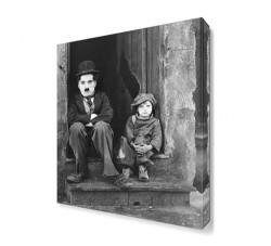 Chaplin The Kid Canvas Tablo