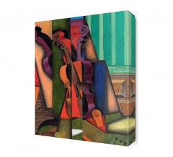 Keman ve Gitar Canvas Tablo