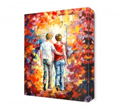 Genç Aşıklar Canvas Tablo