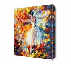Beyazlı Balerin Canvas Tablo (1)