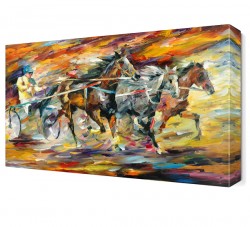 At Yarışı2 Canvas Tablo
