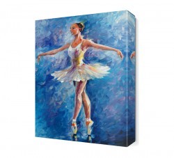 Gülen Balerin Canvas Tablo (1)