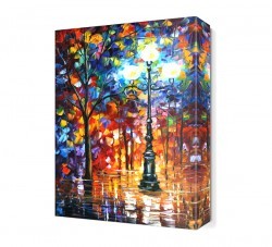 Yağmurlu Park Canvas Tablo (1)