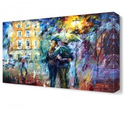 Sarılan Çift Canvas Tablo (1)