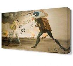 Salvador Dali Evren Teorisi Canvas Tablo