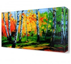 Ağaç Gövdeleri Canvas Tablo (1)