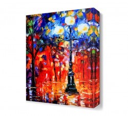 Sokak Lambası Canvas Tablo (1)