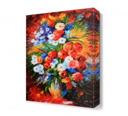 Renkli Çiçekler2 Canvas Tablo (1)