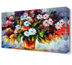 Vazodaki Buket Canvas Tablo (1)