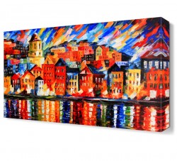 Görkemli Şehir Canvas Tablo