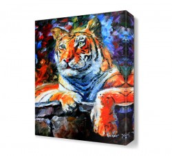 Heybetli Kaplan Canvas Tablo