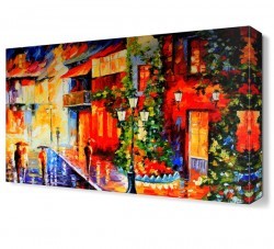 Eskiden Şehir Canvas Tablo (1)