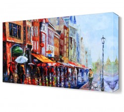 Victor Figol Yağmurlu Bir Gün Canvas Tablo