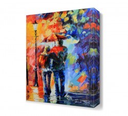 Yağmurda Aşk Canvas Tablo (1)