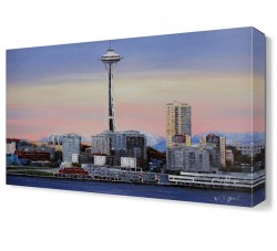 Seattle Space Needle Canvas Tablo