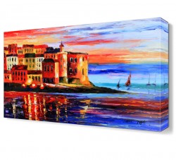 Çarpıcı Deniz Manzarası Canvas Tablo