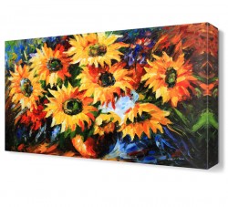 Ay Çiçeği Canvas Tablo