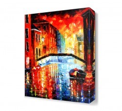 Venedik Gün Batımı Canvas Tablo (1)
