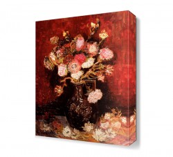 Pembe Çiçekler Canvas Tablo