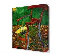 Sandalyadeki Mum Canvas Tablo