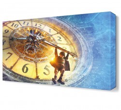 Zamanda Yolculuk Canvas Tablo (1)